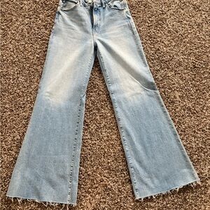 MOTHER Lil Hustler Roller Fray petite jeans